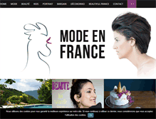 Tablet Screenshot of mode-en-france.com